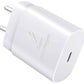 45W PD fast charger for Samsung and Nothing (White)