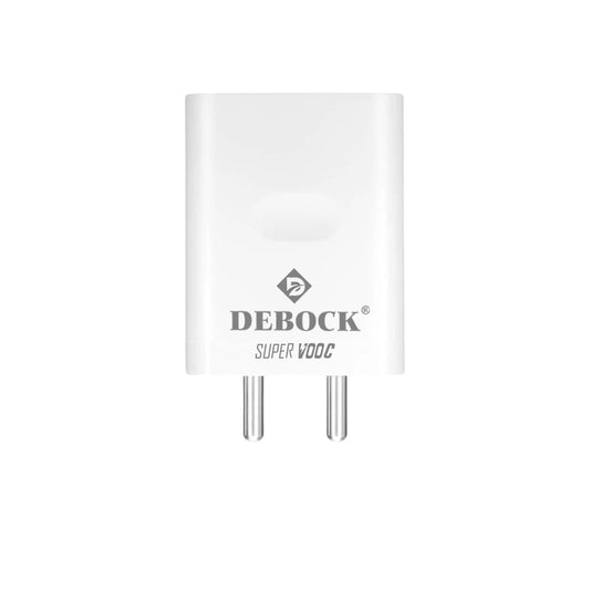 Debock 65W Supervooc Charger With Cable (White)