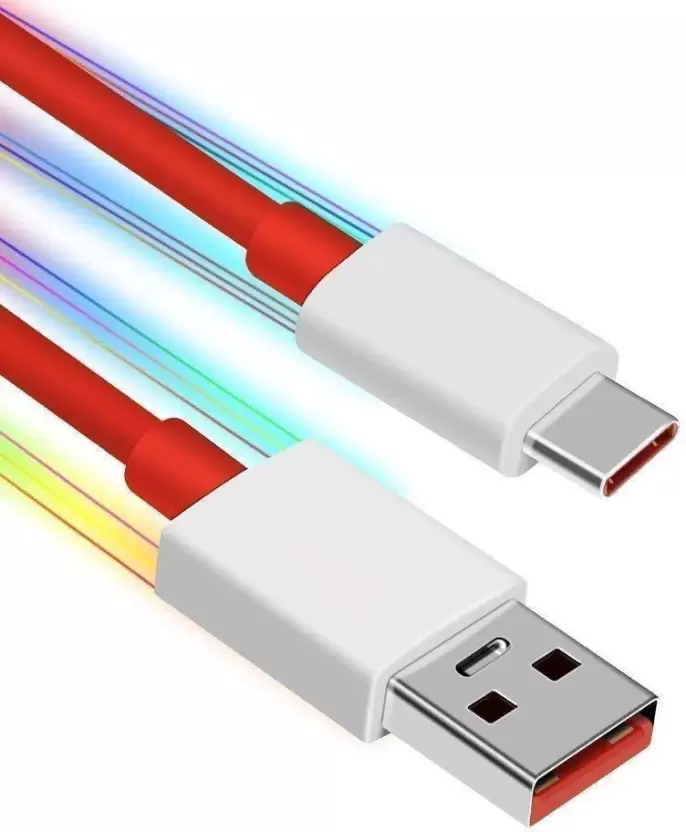 USB to TypeC 80W Support Supervooc Cable.